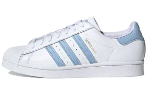 Adidas Originals Superstar sneakers, white/blue