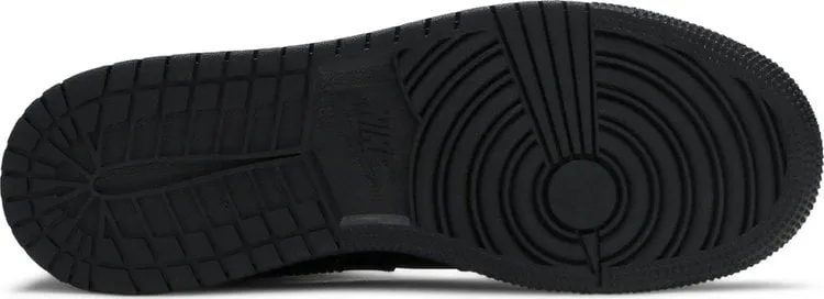 Air Jordan 1 Mid GS Triple Black 2020, black