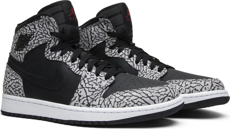 Air Jordan 1 Retro High Black Elephant sneakers, black