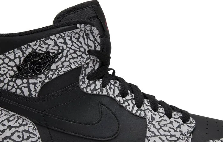 Air Jordan 1 Retro High Black Elephant sneakers, black