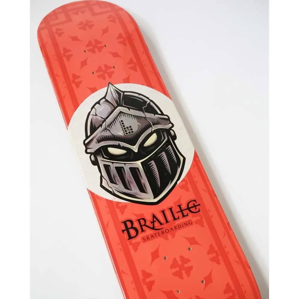 Braille Knights Skateboard Deck - Warrior Series