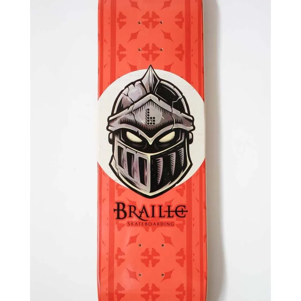 Braille Knights Skateboard Deck - Warrior Series