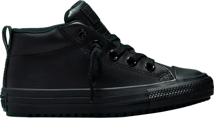 Converse Chuck Taylor All Star Counter Climate Mid GS Triple Black Sneakers, black