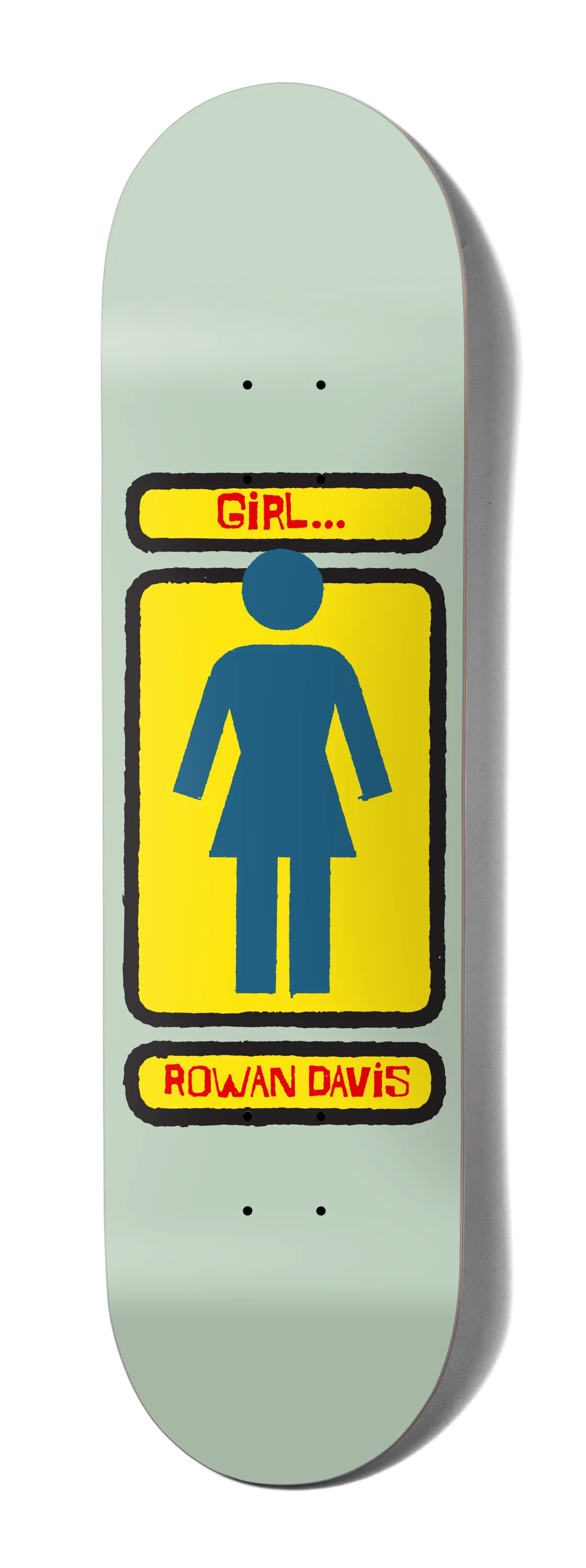 Girl Skateboard Deck Hand Shakers Rowan Davis 8.5"