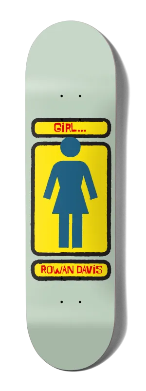 Girl Skateboard Deck Hand Shakers Rowan Davis 8.5"