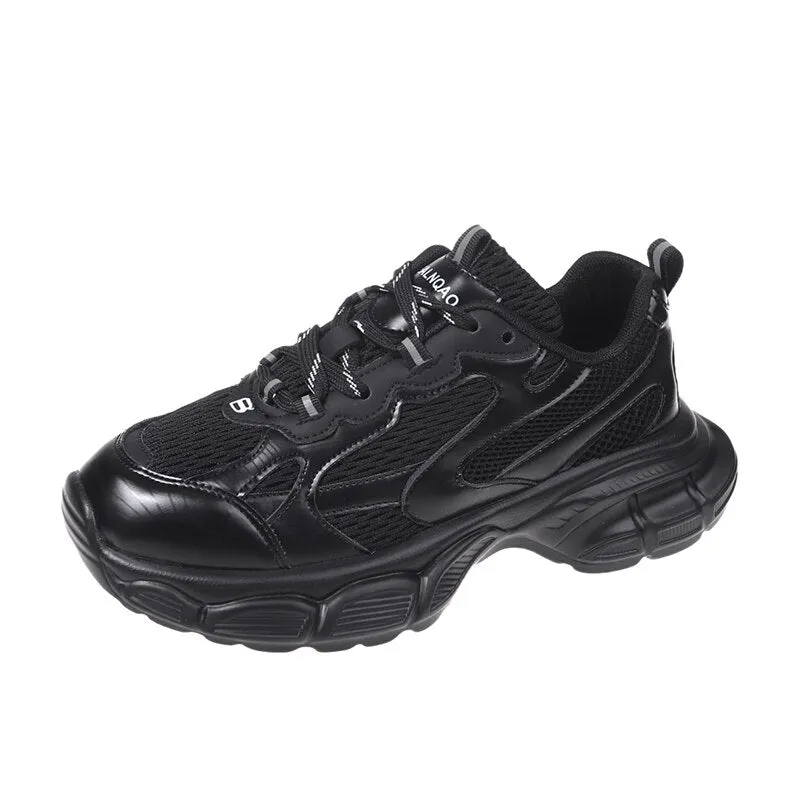 Joskaa Shoes for Women's Chunky White Luxary Sneakers Ladies Running Casual Shoes Fashion Tenis Sports Fitness Footwear