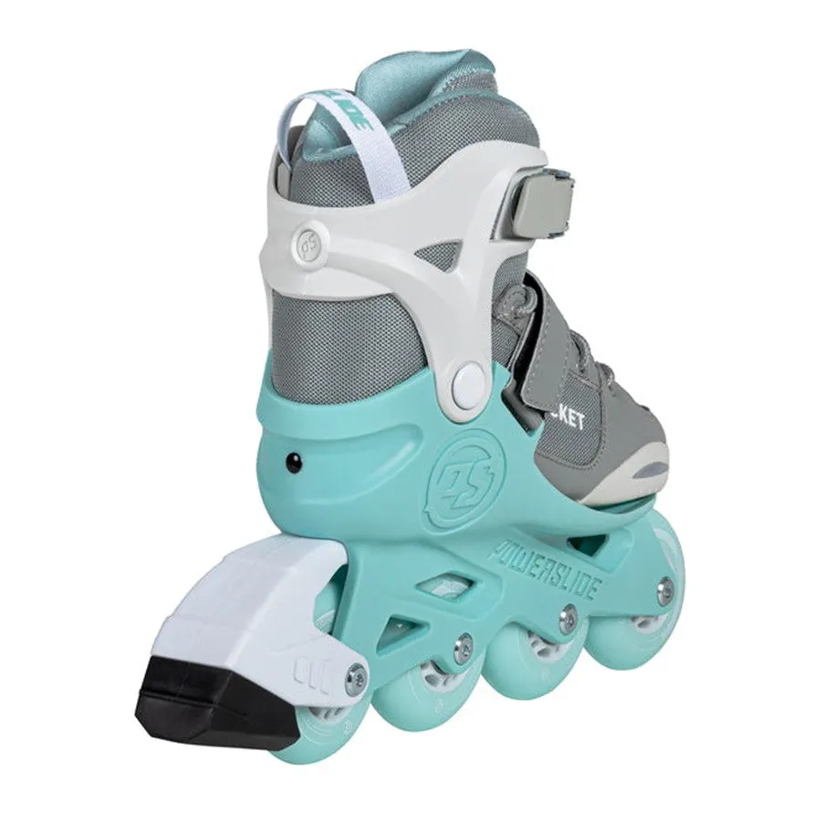 Kids Adjustable Powerslide Rocket Grey Inline Skates