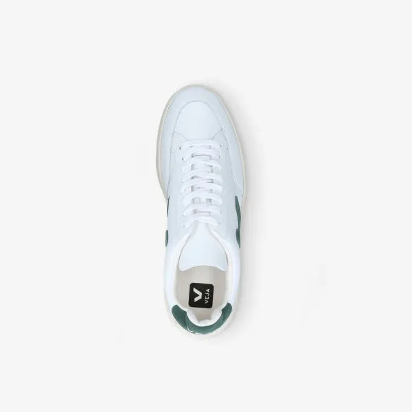 Men's Veja Embroidered V12 Mid-Leather Sneakers, mult/other