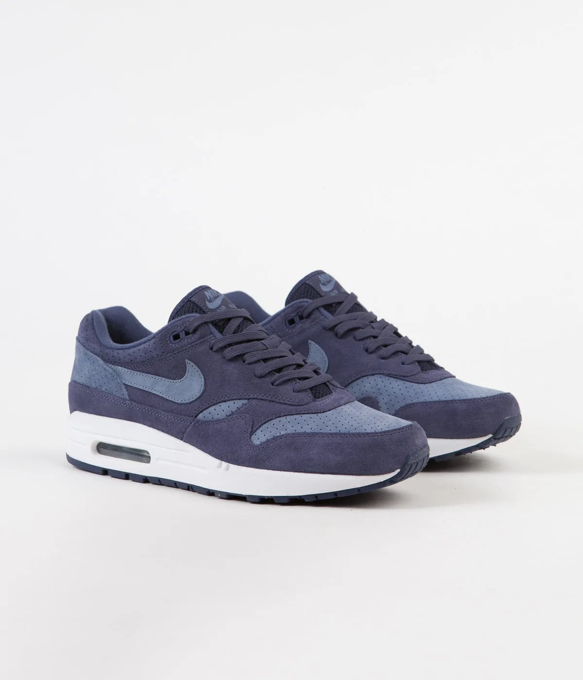 Nike Air Max 1 Premium Shoes - Neutral Indigo / Diffused Blue - White