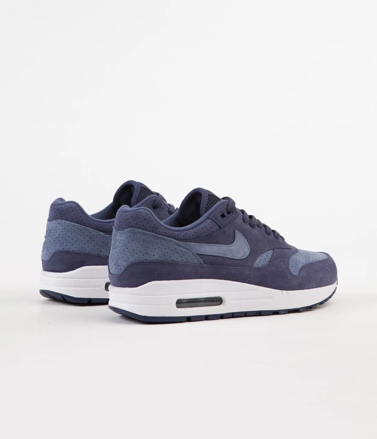 Nike Air Max 1 Premium Shoes - Neutral Indigo / Diffused Blue - White