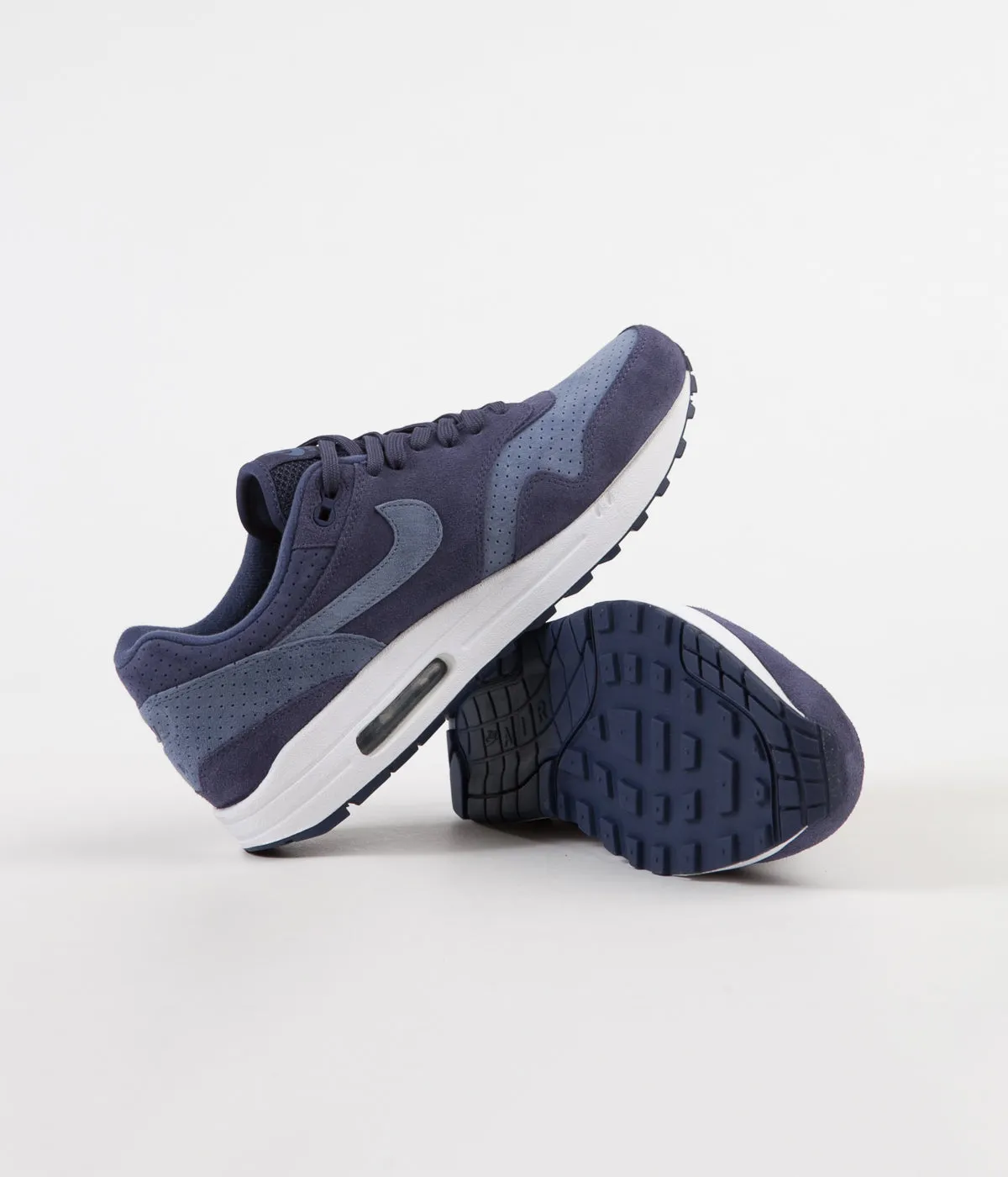 Nike Air Max 1 Premium Shoes - Neutral Indigo / Diffused Blue - White