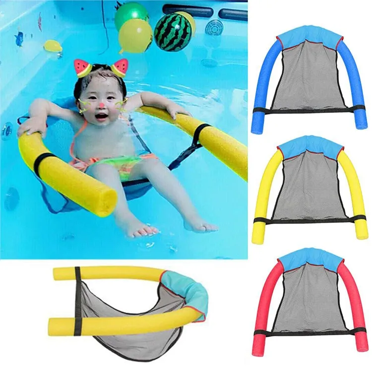 Pool Floating Chair Swimming Pools Seats Floating Bed Chair Noodle Chairs(L  Red)