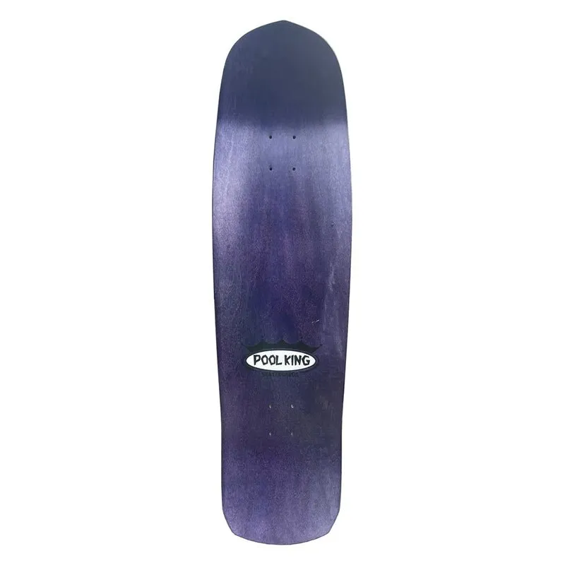 Pool King 9.5" x 35.75" High Voltage Shaped Purple Skateboard Deck