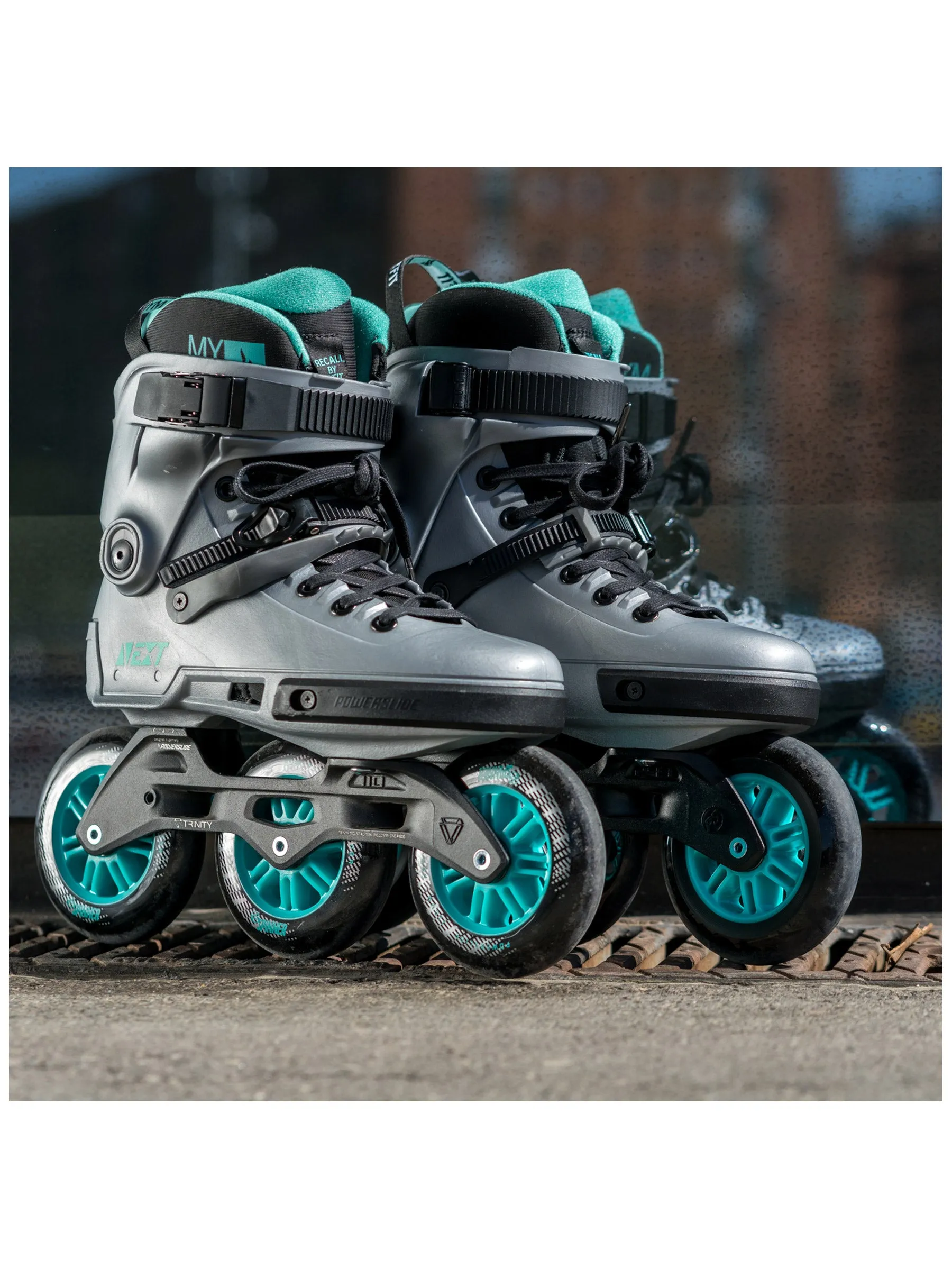 Powerslide Next 110 Unisex Skates - Arctic Grey - Size 46-47 Only Sale
