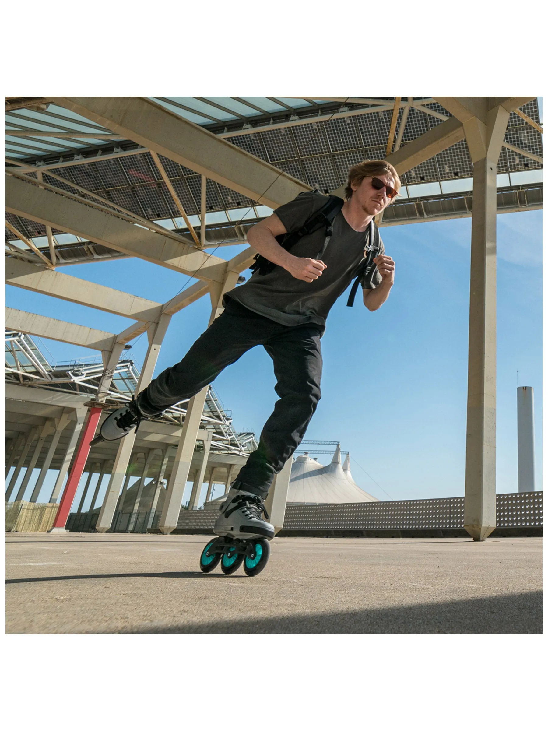 Powerslide Next 110 Unisex Skates - Arctic Grey - Size 46-47 Only Sale