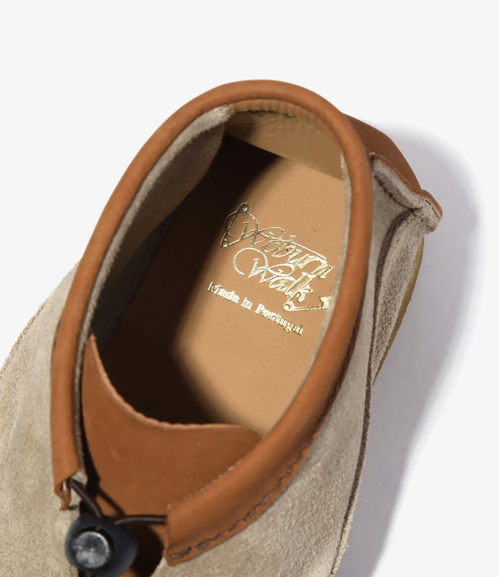 QR High Moccasin – Sand Suede