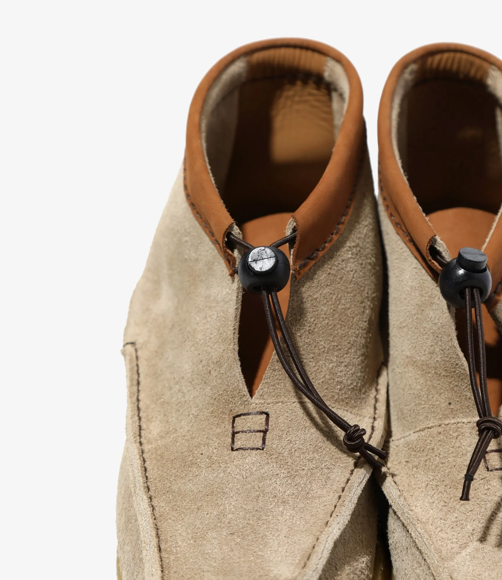 QR High Moccasin – Sand Suede