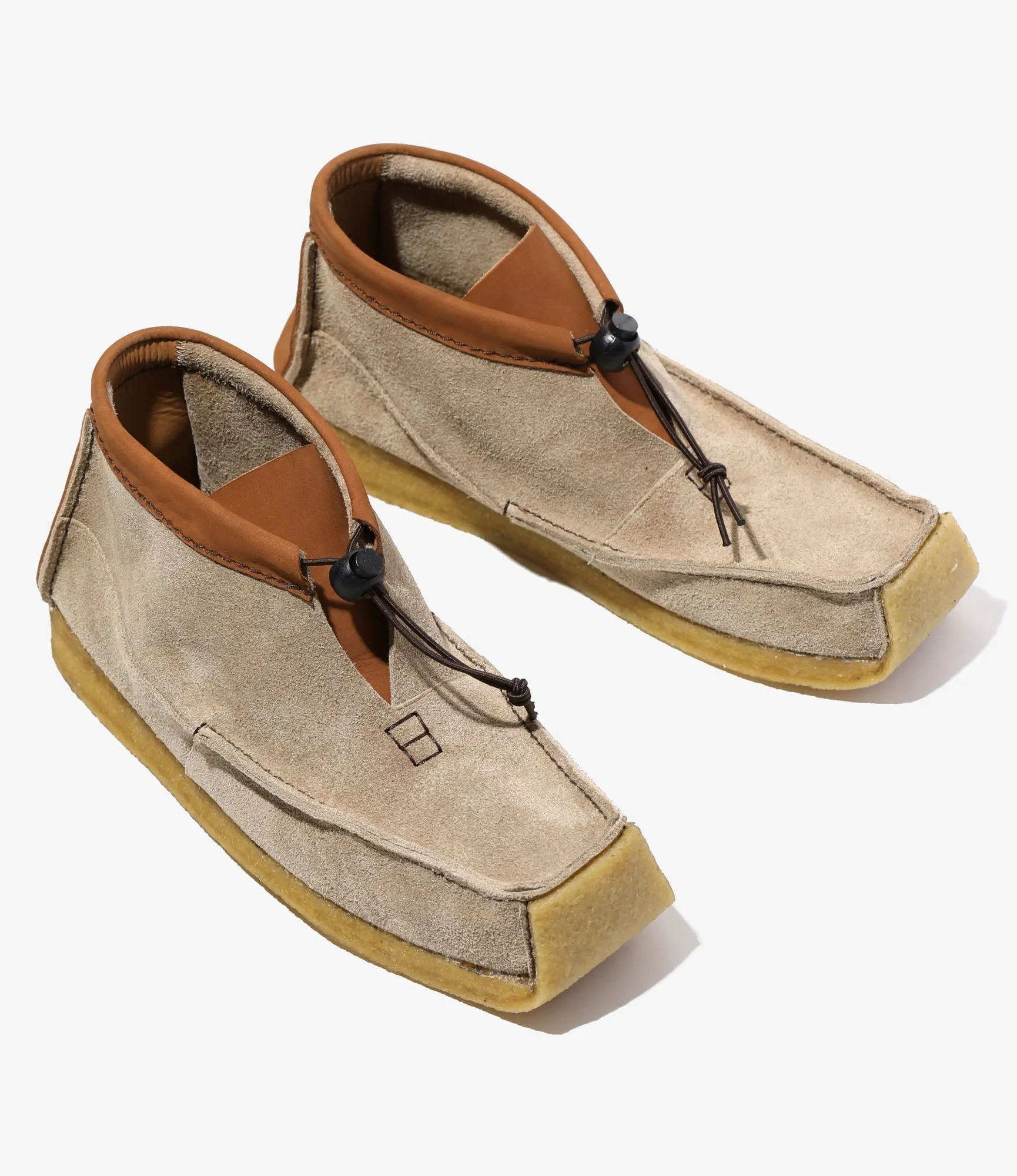 QR High Moccasin – Sand Suede
