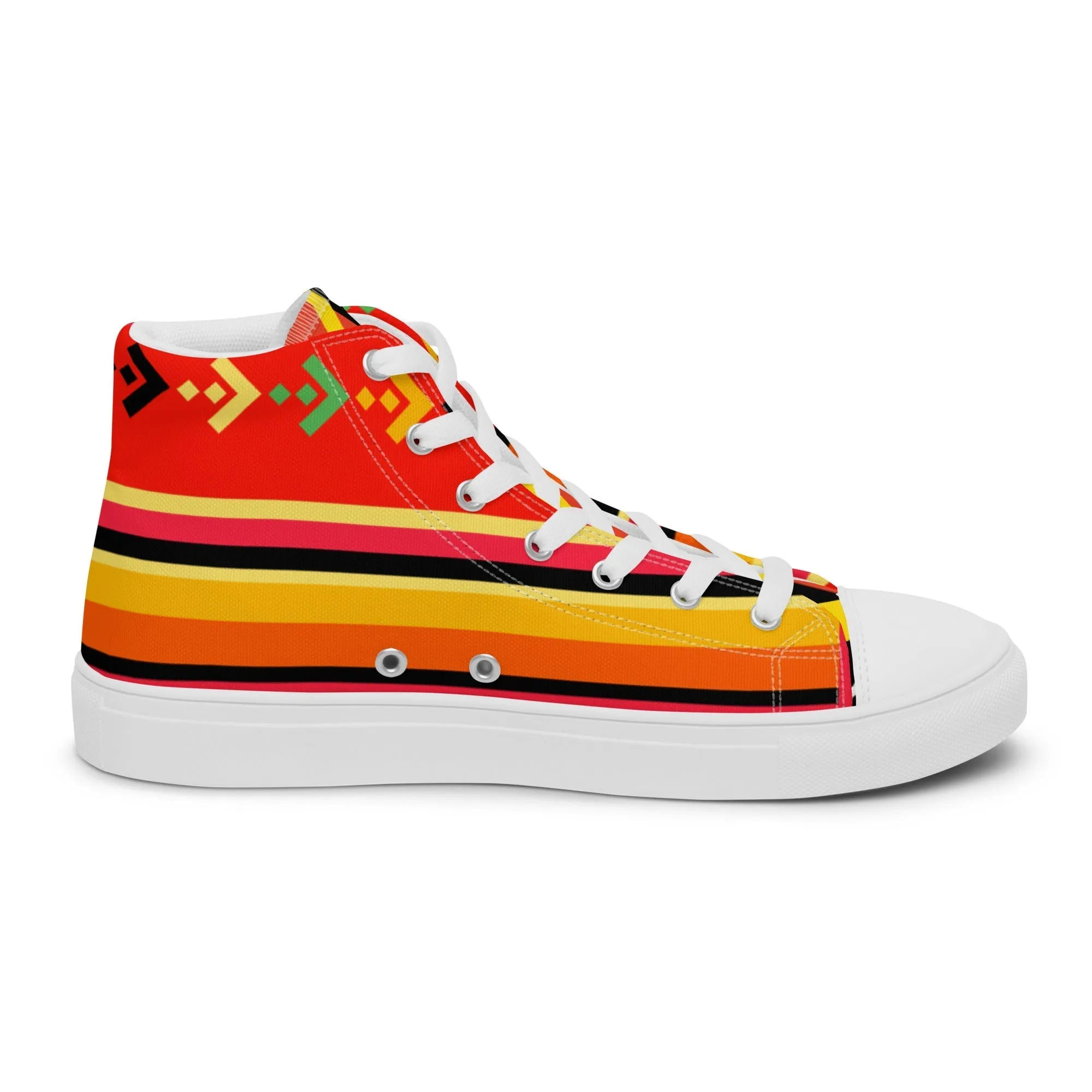 Regina Women’s Lace-Up Canvas High-Top Sneakers