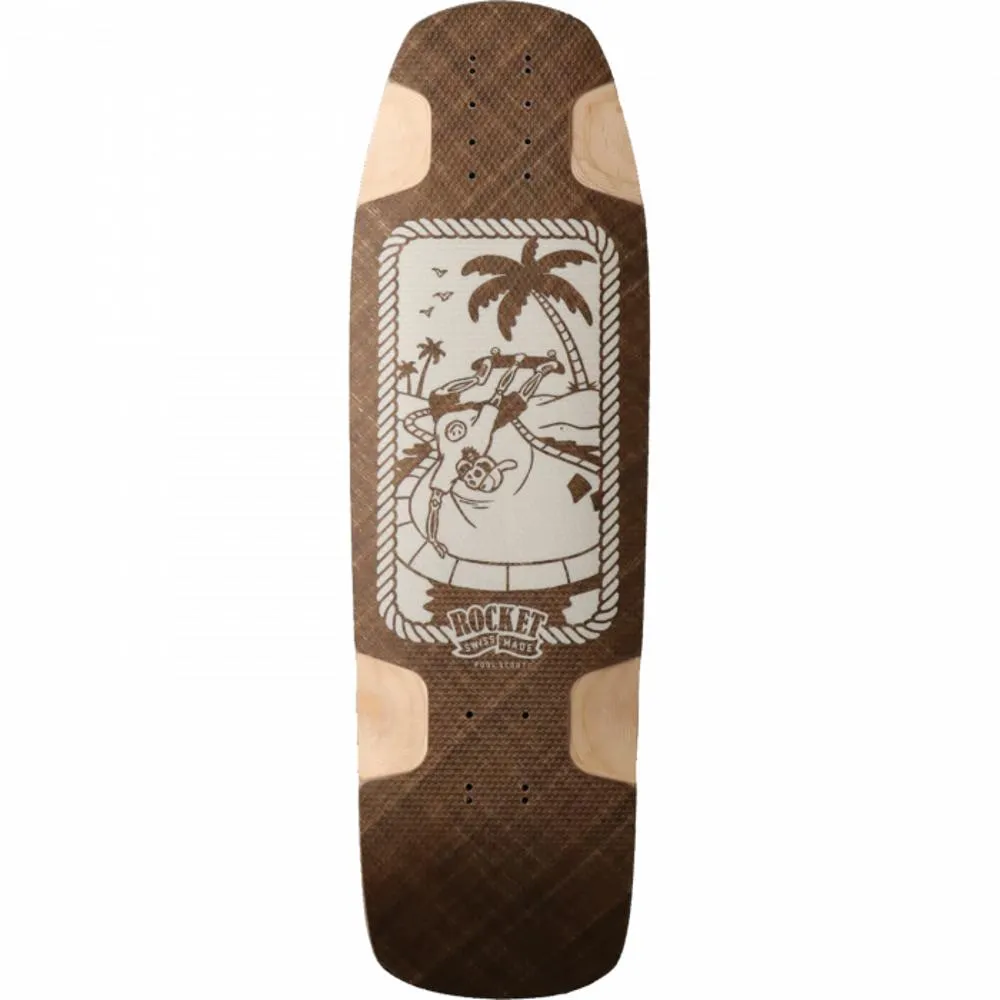 Rocket Scout Pool Skate 30" Longboard Deck