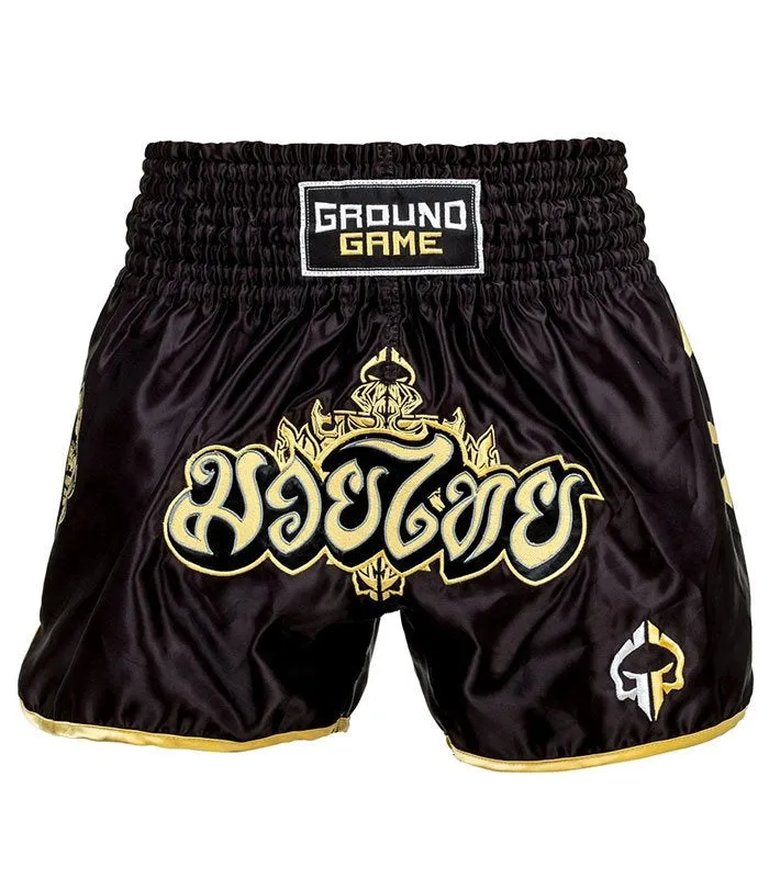 Short GROUND GAME Muay Thai Gold