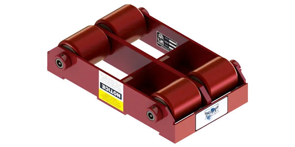 Short Straight Line Skate HST-1012-P | 6 Ton Capacity - Polyurethane Rollers