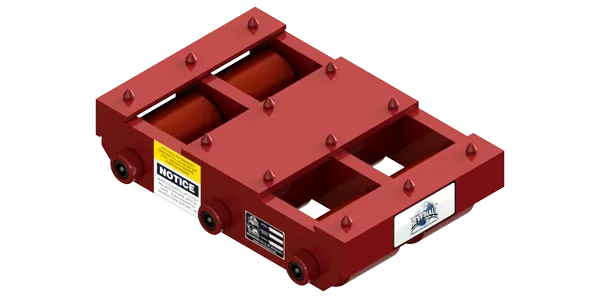 Short Straight Line Skate HST-1060-P | 30 Ton Capacity - Polyurethane Rollers