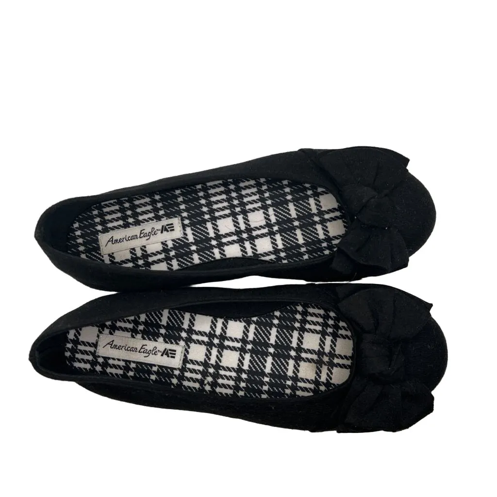Slip-On Flats with Bow