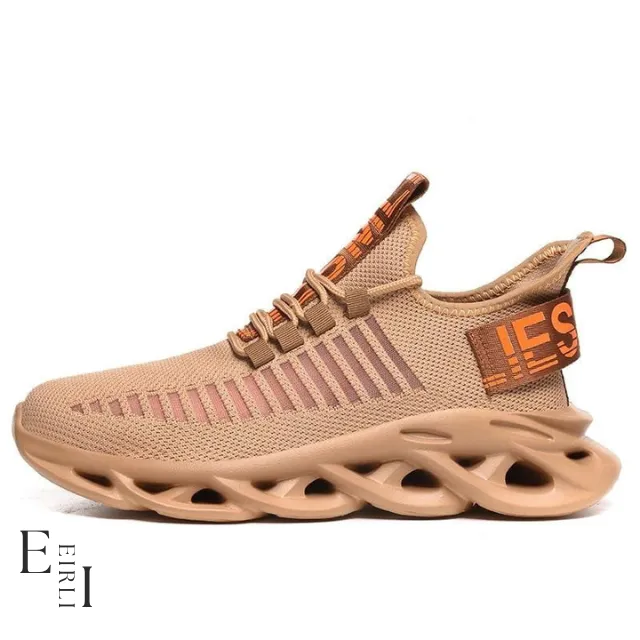 Sneakers, With Heel Reinforcement, Khaki