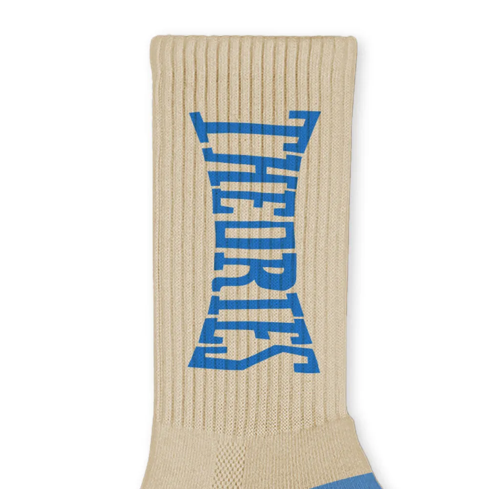Theories PUNCHOUT Sock Cream / Blue