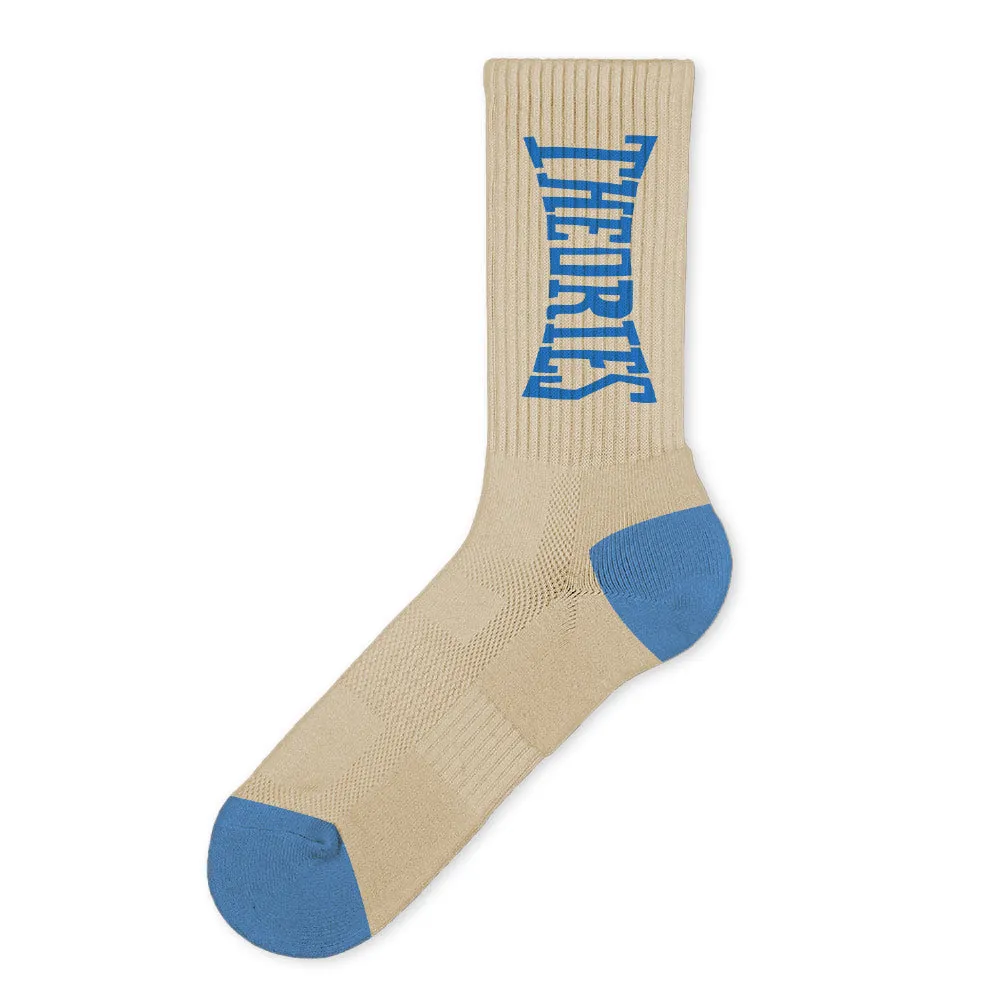 Theories PUNCHOUT Sock Cream / Blue