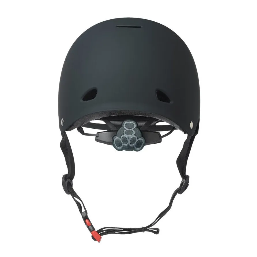 Triple 8 Certified Gotham MIPS Black Rubber SS Helmet