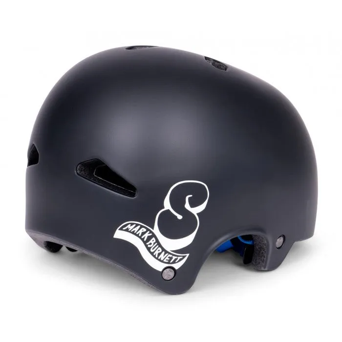 TSC BMX FeatherWeight In-Mold Helmet Burnett Signature - Matte Black (SM/MD)