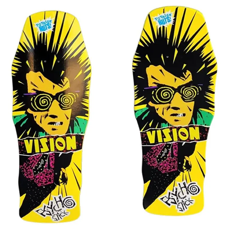Vision 10" x 30" "Double Take" Series Psycho Stick Skateboard Deck