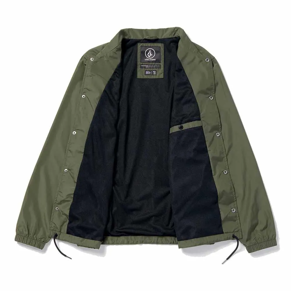 Volcom Skate Vitals Coaches Jacket Squadron Green